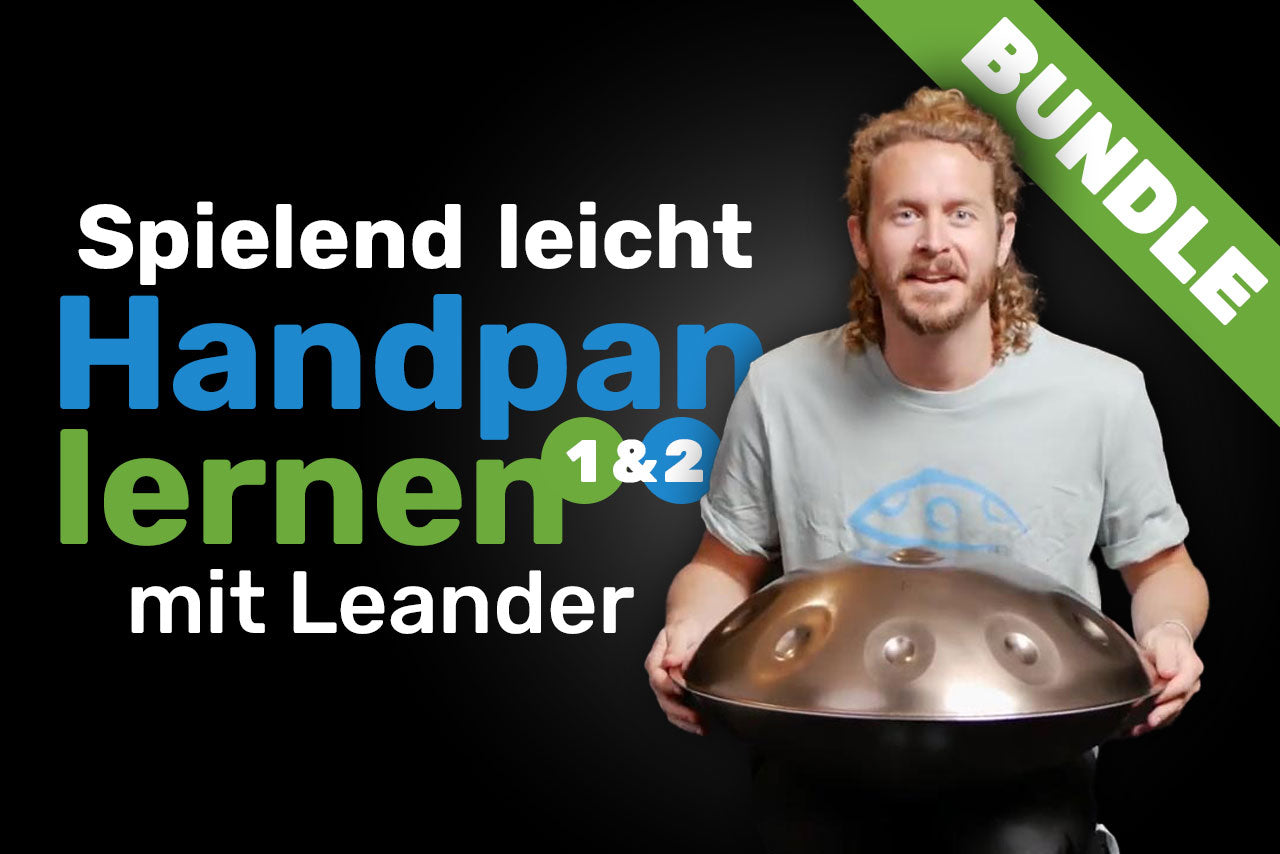 Easily learn the handpan 1 & 2 – with Leander (german)
